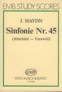 SINFONIE NR. 45 (FIS-MOLL) ABSCHIED ORCHESTRE