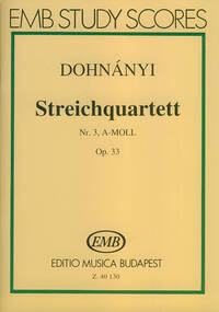 STREICHQUARTETT NR.3, A-MOLL 33 MUSIQUE D'ENSEMBLE
