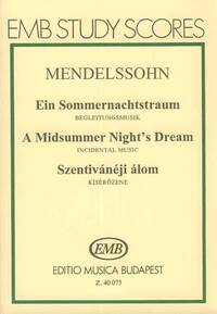 EIN SOMMERNACHTSTRAUM. BEGLEITUNGSMUSIK ORCHESTRE