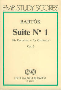 SUITE NR. 1 FUR ORCHESTER OP. 3 ORCHESTRE