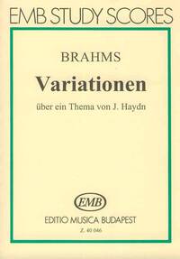 VARIATIONEN UBER EIN THEMA VON J. HAYDN OP. 56A ORCHESTRE
