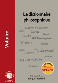 LE DICTIONNAIRE PHILOSOPHIQUE 1CD P3