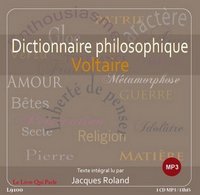 DICTIONNAIRE PHILOSOPHIQUE / 1 CD MP3