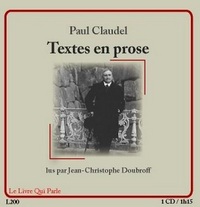 TEXTES EN PROSE / 1 CD