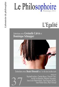 Le Philosophoire N°37 - L'Egalite