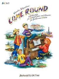 CLAUDIA SCHWEITZER: COME ROUND (ELEVEN FOLKSONGS FOR TREBLE RECORDER AND PIANO)