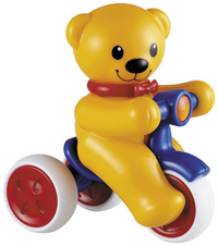 Ours à vélo