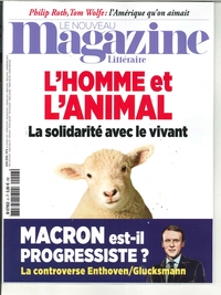 LE NOUVEAU MAGAZINE LITTERAIRE N 6 L HOMME ET L'ANIMAL - JUIN 2018
