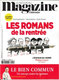 LE NOUVEAU MAGAZINE LITTERAIRE N 9 LES ROMANS DE LA RENTREE - SEPTEMBRE 2018