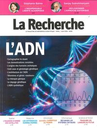 La Recherche n°585 : L'ADN - Avril/Juin 2026