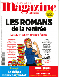 LE NOUVEAU MAGAZINE LITTERAIRE N 21 LES ROMANS DE LA RENTREE - SEPTEMBRE 2019