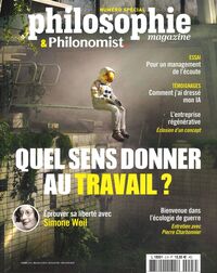 Philosophie Magazine Numéro spécial Philonomist : Quel sens donner au travail ? - Novembre 2024