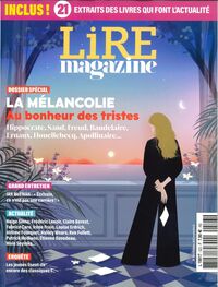 Lire Magazine Littéraire N°523 : Numéro spécial la mélancolie - Octobre 2023