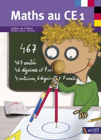 BILINGUE MATHS AU CE1 CAHIER DE L'ELEVE (LOT DE 5 EX.)