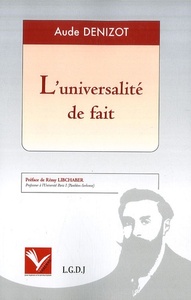 L'UNIVERSALITÉ DE FAIT