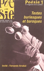 Revue Poésie Vagabondages - Textes burlesques et baroques, Invité : Fernando Arrabal - numéro 42