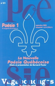 Revue Poésie Vagabondages - La nouvelle poésie québécoise - numéro 31