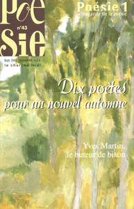 Revue Poésie Vagabondages - Dix poètes pour un nouvel automne - numéro 43