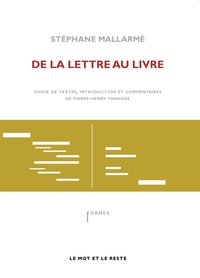 DE LA LETTRE AU LIVRE