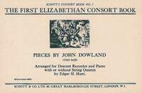 THE FIRST ELIZABETHAN CONSORT BOOK - DESCANT RECORDER AND PIANO, STRING QUARTET AD LIBITUM. PARTITIO