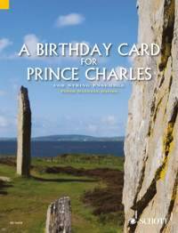 A BIRTHDAY CARD FOR PRINCE CHARLES -PARTITION+PARTIES SEPAREES
