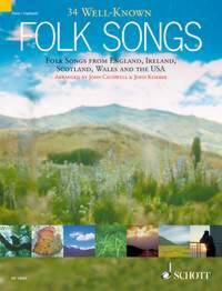 34 WELL-KNOWN FOLK SONGS CLAVIER