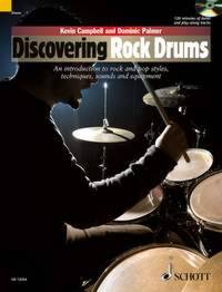 DISCOVERING ROCK DRUMS BATTERIE +CD