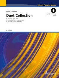 SCHOTT POPULAR MUSIC - DUET COLLECTION - TEN PIECES FOR PIANO DUET IN LATIN, SPIRITUAL AND JAZZ STYL