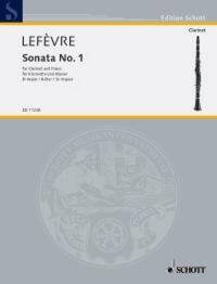 JEAN-XAVIER LEFEVRE  : SONATE 1 - CLARINETTE ET PIANO