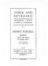 Elegy upon the Death of Queen Mary