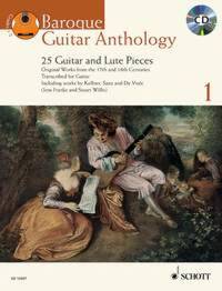 BAROQUE GUITAR ANTHOLOGY VOL. 1 GUITARE +CD