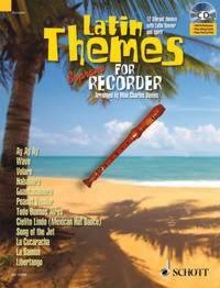 LATIN THEMES FOR SOPRANO RECORDER 12 VIBRANT THEMES WITH LATIN FLAVOUR AND SPIRIT - + CD