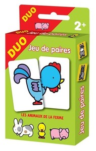 LES ANIMAUX DE LA FERME - JEU DE PAIRES - CARTES DUO