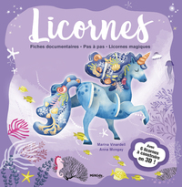 Licornes - Kit de Construction 3D - Fiches documentaires - Pas à pas - licornes magiques