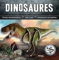 Dinosaures - Kit de Construction 3D - Fiches documentaires - Pas à pas - Dinosaures incroyables