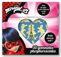 MIRACULOUS - 30 GOMMETTES PHOSPHORESCENTES