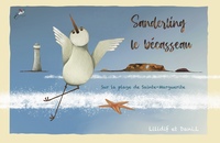 Sanderling le bécasseau sur la plage de Sainte-Marguerite