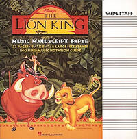 THE LION KING MUSIC MANUSCRIPT PAPER - WIDE STAFF PAPETERIE