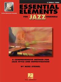 ESSENTIAL ELEMENTS FOR JAZZ ENSEMBLE (VIBRAPHONE) PERCUSSIONS A CLAVIER +ENREGISTREMENTS ONLINE
