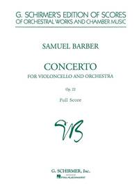 SAMUEL BARBER: CELLO CONCERTO OP.22 (FULL SCORE)