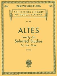 HENRY ALTES: 26 SELECTED STUDIES FOR FLUTE