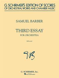 SAMUEL BARBER: THIRD ESSAY FOR ORCHESTRA OP.47 (STUDY SCORE)