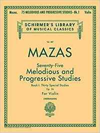 MAZAS :  ETUDES SPECIALES, OP. 36 - BOOK 1 - VIOLON