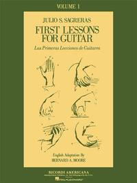 FIRST LESSONS FOR GUITAR VOL. 1 GUITARE