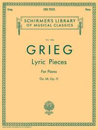 EDVARD GRIEG: LYRIC PIECES VOLUME 5 OP.68/OP.71 PIANO