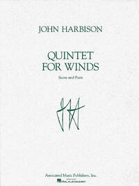 JOHN HARBISON: QUINTET FOR WINDS (SCORE AND PARTS)