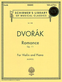 ANTONIN DVORAK :  ROMANCE, OP. 11 - VIOLON ET PIANO