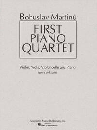 BOHUSLAV MARTINU: FIRST PIANO QUARTET (SCORE/PARTS)