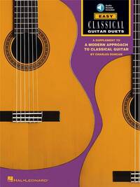 EASY CLASSICAL GUITAR DUETS GUITARE +CD