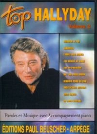 TOP HALLYDAY VOL.2 --- CHANT, GUITARE OU PIANO